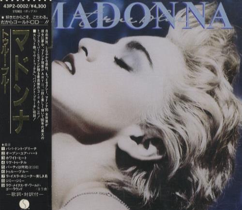 Madonna True Blue CD album (CDLP) Japanese MADCDTR423510