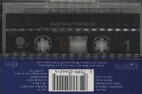 Madonna True Blue cassette album UK MADCLTR865617
