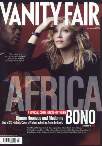 Madonna Vanity Fair - July 2007 magazine UK MADMAVA865754