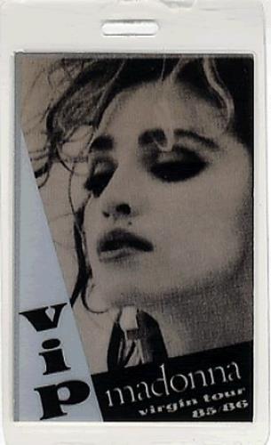 Madonna Virgin Tour tour pass UK MADTPVI350395