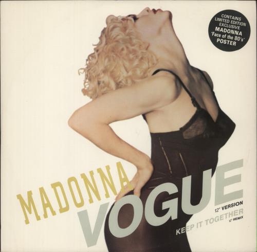 Madonna Vogue - EX 12" vinyl single (12 inch record / Maxi-single) UK MAD12VO869046