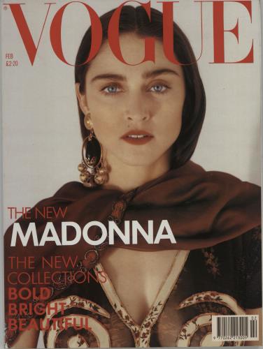 Madonna Vogue - February magazine UK MADMAVO244617