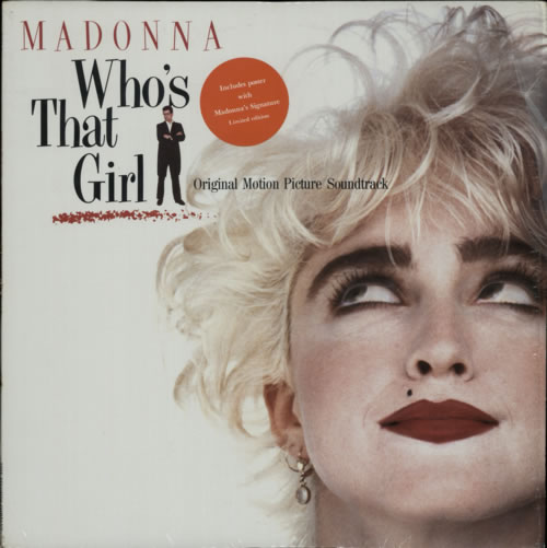 Madonna Who's That Girl + Poster vinyl LP album (LP record) US MADLPWH91176