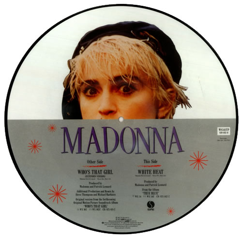 Madonna Who's That Girl - EX 12" vinyl picture disc (12 inch picture record) UK MAD2PWH452116