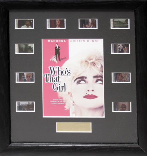 Madonna Who's That Girl - Framed Original Filmcells memorabilia UK MADMMWH563107