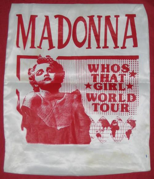 Madonna Who's That Girl World Tour - Cushion Cover memorabilia UK MADMMWH378819