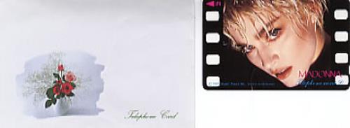 Madonna Who's That Girl phone card Japanese MADPCWH281254