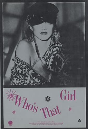 Madonna Who's That Girl media press kit German MADKIWH302142