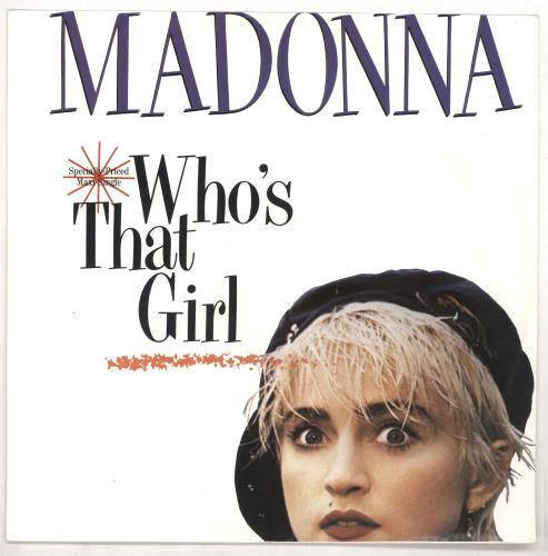Madonna Who's That Girl 12" vinyl single (12 inch record / Maxi-single) Australian MAD12WH41328