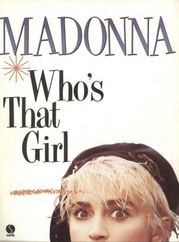 Madonna Who's That Girl sheet music UK MADSMWH413537