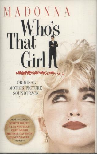 Madonna Who's That Girl cassette album UK MADCLWH41793