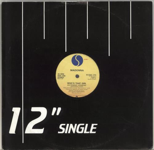 Madonna Who's That Girl 12" vinyl single (12 inch record / Maxi-single) UK MAD12WH565305
