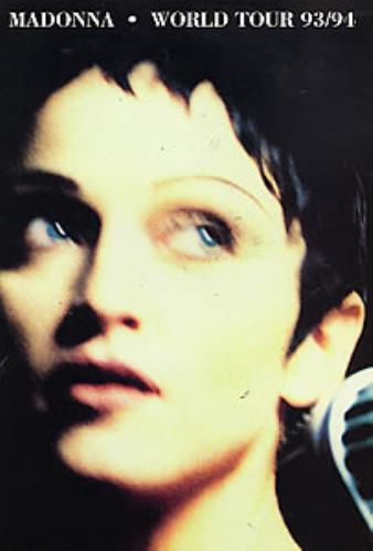 Madonna World Tour 93/94 tour programme UK MADTRWO278475