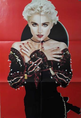 Madonna You Can Dance - Circular Sticker, Obi & Poster vinyl LP album (LP record) UK MADLPYO722077