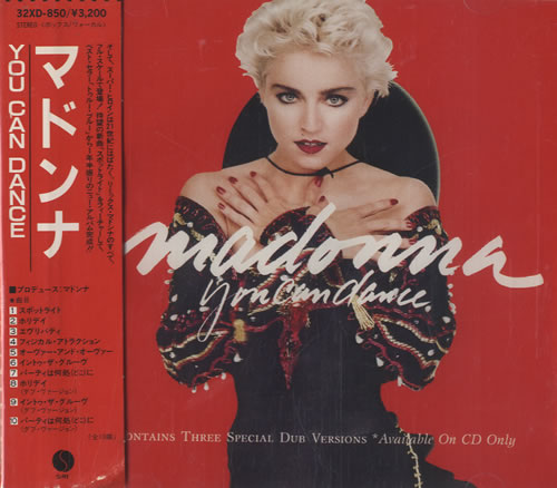 Madonna You Can Dance CD album (CDLP) Japanese MADCDYO474608