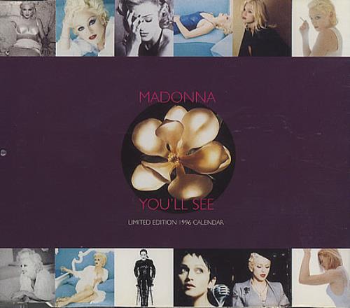 Madonna You'll See - No Calender CD single (CD5 / 5") UK MADC5YO365583