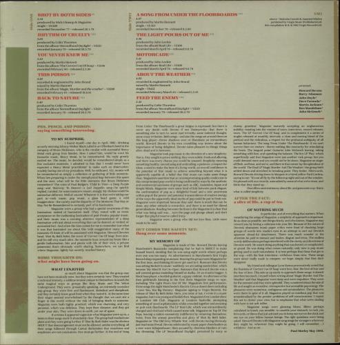 Magazine After The Fact vinyl LP album (LP record) UK MGZLPAF598290