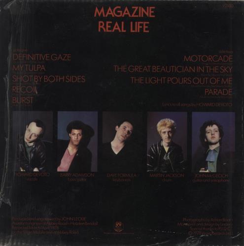 Magazine Real Life - 1st - Shrink vinyl LP album (LP record) UK MGZLPRE869666