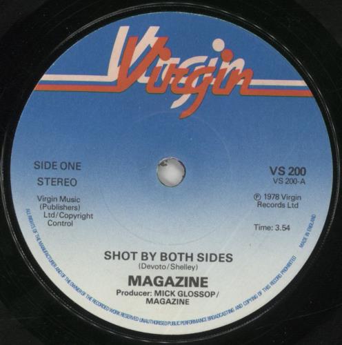 Magazine Shot By Both Sides - Card sleeve 7" vinyl single (7 inch record / 45) UK MGZ07SH182999