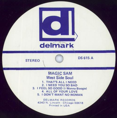 Magic Sam West Side Soul vinyl LP album (LP record) US MS2LPWE616284