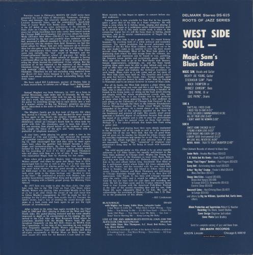 Magic Sam West Side Soul vinyl LP album (LP record) US MS2LPWE616284