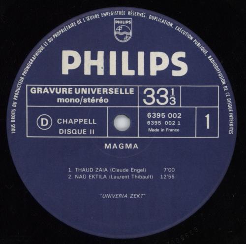 Magma Magma 2-LP vinyl record set (Double LP Album) French M-G2LMA315463