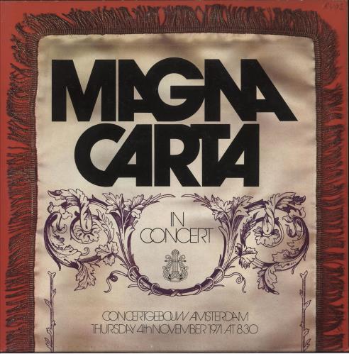 Magna Carta In Concert vinyl LP album (LP record) Italian GNCLPIN738793