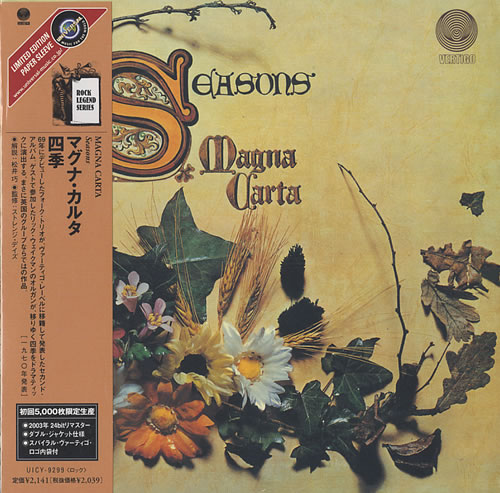 Magna Carta Seasons + Obi CD album (CDLP) Japanese GNCCDSE440770