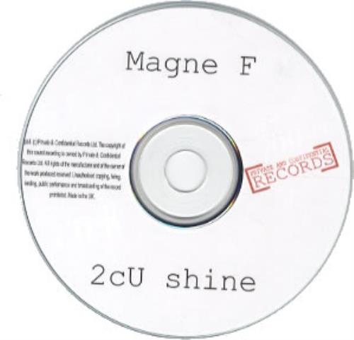 Magne Furuholmen 2cU Shine CD-R acetate UK MBWCRCU322407