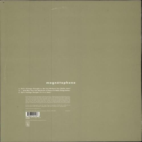 Magnetophone Kel's Vintage Thought - White Vinyl 12" vinyl single (12 inch record / Maxi-single) UK NGP12KE782331