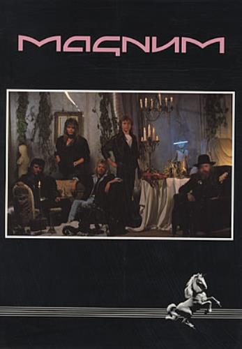 Magnum 1987 Tour Program tour programme European MAGTRTO202381