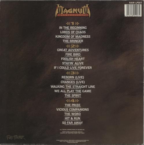 Magnum Anthology 2-LP vinyl record set (Double LP Album) UK MAG2LAN495846