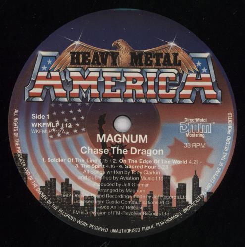 Magnum Chase The Dragon - EX vinyl LP album (LP record) UK MAGLPCH839004