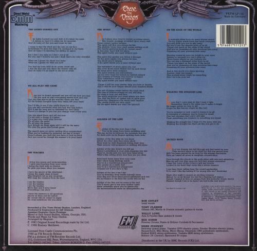 Magnum Chase The Dragon - EX vinyl LP album (LP record) UK MAGLPCH839004