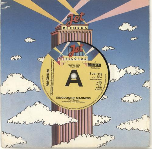 Magnum Foolish Heart - A-label 7" vinyl single (7 inch record / 45) UK MAG07FO690164