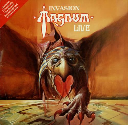 Magnum Invasion - Live 2-LP vinyl record set (Double LP Album) UK MAG2LIN385830
