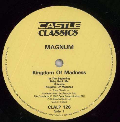 Magnum Kingdom Of Madness vinyl LP album (LP record) UK MAGLPKI659587