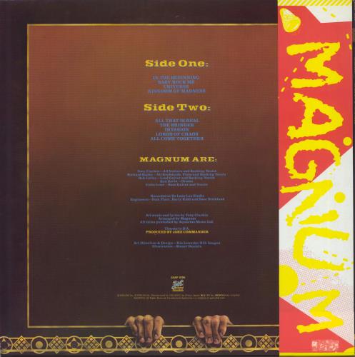 Magnum Kingdom Of Madness vinyl LP album (LP record) Japanese MAGLPKI802984