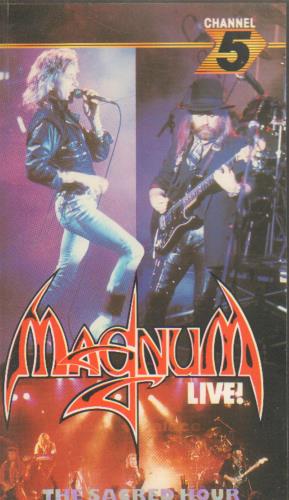 Magnum Live! video (VHS or PAL or NTSC) UK MAGVILI275809