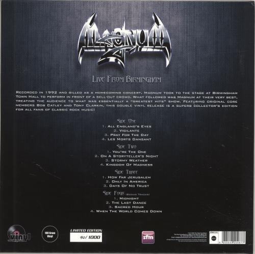 Magnum Live From Birmingham vinyl LP album (LP record) UK MAGLPLI695889