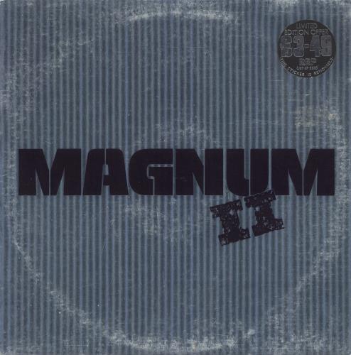 Magnum Magnum II - EX + promo sticker vinyl LP album (LP record) UK MAGLPMA756967