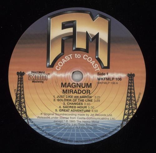 Magnum Mirador vinyl LP album (LP record) UK MAGLPMI675544