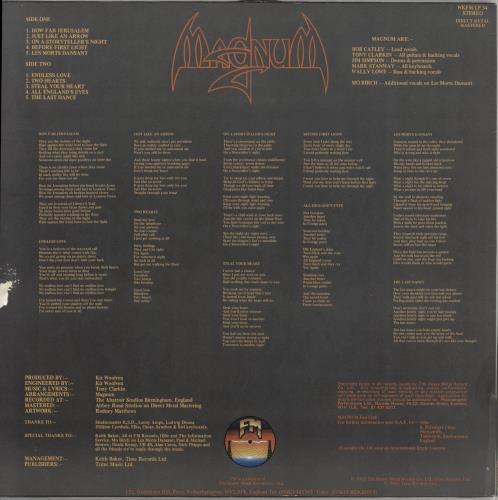 Magnum On A Storyteller's Night vinyl LP album (LP record) UK MAGLPON447397
