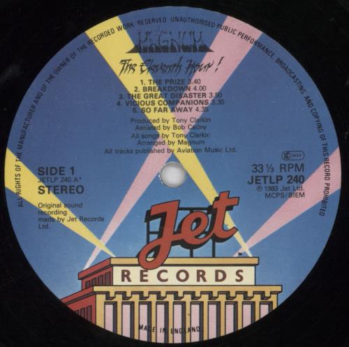 Magnum The Eleventh Hour! + Inner VG vinyl LP album (LP record) UK MAGLPTH818636