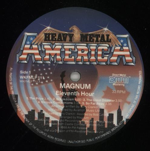 Magnum The Eleventh Hour! vinyl LP album (LP record) UK MAGLPTH544575