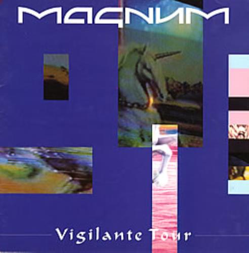 Magnum Vigilante Tour tour programme UK MAGTRVI281990