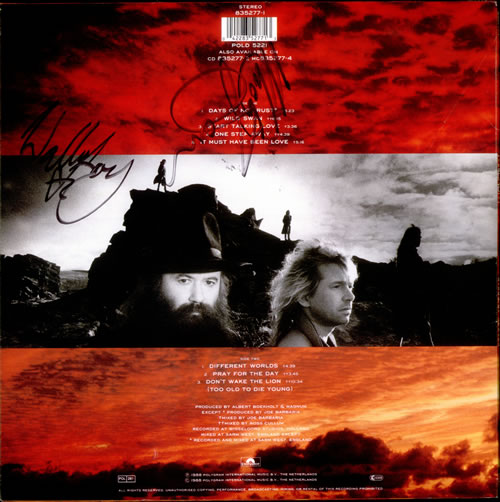 Magnum Wings Of Heaven - Autographed vinyl LP album (LP record) Dutch MAGLPWI512024