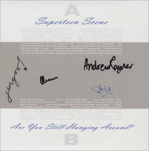Magoo Superteen Scene - Autographed 7" vinyl single (7 inch record / 45) UK MG007SU433771