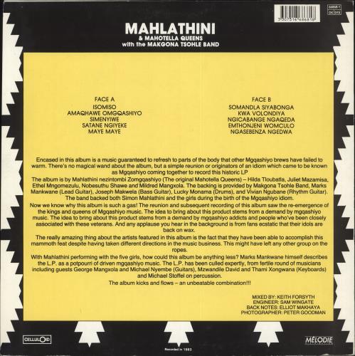 Mahlathini Isomiso vinyl LP album (LP record) French NAHLPIS708726