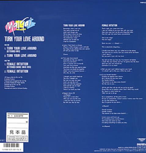 Mai Tai Turn Your Love Around 12" vinyl single (12 inch record / Maxi-single) Japanese MAI12TU356023